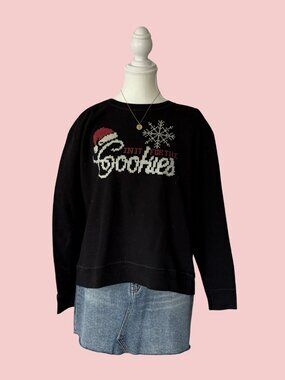 Holiday 'Cookies' Graphic Crewneck Sweatshirt